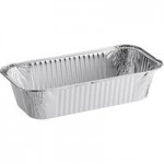 Western Plastics Third Size Foil Steam Table Pan Lid - 100/Case