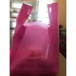 Choice Customizable 1/6 Standard Size Orange Unprinted Standard-Duty Plastic T-Shirt Bag - 1,000/Case Choice Customizable 1/6 Standard Size Orange Unprinted Standard-Duty Plastic T-Shirt Bag - 1,000/Case