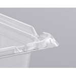 Dart TamperGuard 3-Compartment Tamper-Resistant, Tamper-Evident Container with Well - 300/Case