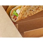 4-Compartment Kraft Taco Holder Insert - 500/Case 4-Compartment Kraft Taco Holder Insert - 500/Case