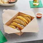 4-Compartment Kraft Taco Holder Insert - 500/Case 4-Compartment Kraft Taco Holder Insert - 500/Case