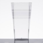 Fineline Tiny Temptations 6405-CL 3.6 oz. Tiny Tumblers Clear Plastic Cup - 200/Case