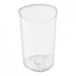 Fineline Tiny Temptations 6405-CL 3.6 oz. Tiny Tumblers Clear Plastic Cup - 200/Case