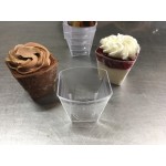 Fineline Tiny Temptations 6405-CL 3.6 oz. Tiny Tumblers Clear Plastic Cup - 200/Case