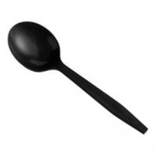 Choice White Heavy Weight Polypropylene Plastic Soup Spoon - 1,000/Case