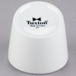 Tuxton GLP-651 TuxTrendz Linx 6 oz. Bright White Tall Slanted China Side Dish - 12/Case