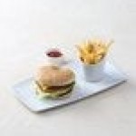 Tuxton GLP-651 TuxTrendz Linx 6 oz. Bright White Tall Slanted China Side Dish - 12/Case
