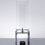 Cal-Mil 1149-13 One by One Three Tier Black Jar Display - 6 1/4