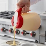 Vollrath 4748-02 Dripcut® 48 oz. Polyethylene Server with Red Top