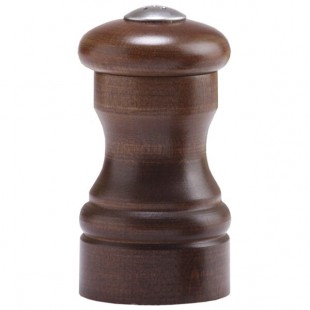 Chef Specialties 04155 Professional Series Customizable Capstan Walnut Salt / Pepper Shaker - 4