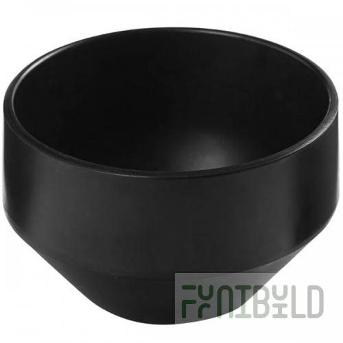 American Metalcraft 2.5 oz. Matte Black Melamine Ramekin - 12/Case