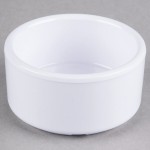 Carlisle 41202 3 oz. White Straight Sided Melamine Ramekin - 48/Case