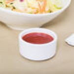 Carlisle 41202 3 oz. White Straight Sided Melamine Ramekin - 48/Case