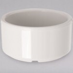 Carlisle 41202 3 oz. White Straight Sided Melamine Ramekin - 48/Case