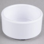 Carlisle 41202 3 oz. White Straight Sided Melamine Ramekin - 48/Case