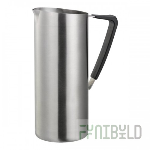 Service Ideas 64.2 oz. Slim Brushed Stainless Steel Pitcher X7025NGBSV2