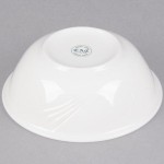 CAC GAD-81 Garden State 42 oz. Bone White Porcelain Bowl - 12/Case