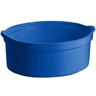 TableCraft CW3000CBL 3.5 Qt. Cobalt Blue Shell Casserole Dish