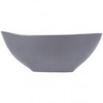 Libbey DRI-6-O Driftstone 38 oz. Onyx Satin Matte Organic Porcelain Bowl - 12/Case