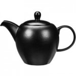 Libbey DRI-6-O Driftstone 38 oz. Onyx Satin Matte Organic Porcelain Bowl - 12/Case