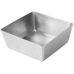 American Metalcraft SSQ94 146 oz. Satin Finish Stainless Steel Square Bowl American Metalcraft SSQ94 146 oz. Satin Finish Stainless Steel Square Bowl