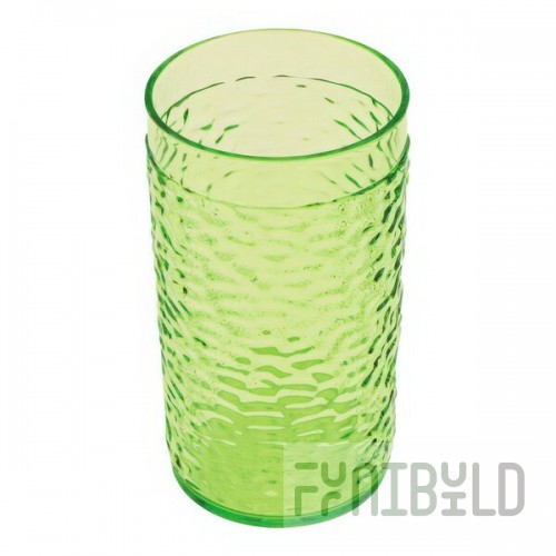 GET Waikiki 12 oz. Green SAN Plastic Hammered Tumbler - 72/Case