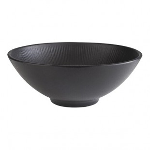 APS Nero 57.5 oz. Round Melamine Bowl - 6/Case APS Nero 57.5 oz. Round Melamine Bowl - 6/Case
