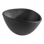 APS Nero 57.5 oz. Round Melamine Bowl - 6/Case APS Nero 57.5 oz. Round Melamine Bowl - 6/Case