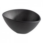 APS Nero 57.5 oz. Round Melamine Bowl - 6/Case APS Nero 57.5 oz. Round Melamine Bowl - 6/Case