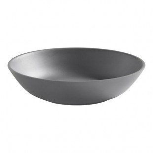 American Metalcraft Mix & Matte 16 oz. Gray Melamine Bowl American Metalcraft Mix & Matte 16 oz. Gray Melamine Bowl
