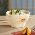 Acopa Brassia 12 oz. Round Melamine Rice Bowl - 12/Case Acopa Brassia 12 oz. Round Melamine Rice Bowl - 12/Case