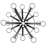 Cal-Mil 3330-13 Black Multi-Tier Cone Display - 20