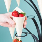 Cal-Mil 3330-13 Black Multi-Tier Cone Display - 20