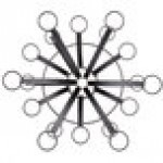 Cal-Mil 3330-13 Black Multi-Tier Cone Display - 20