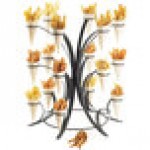 Cal-Mil 3330-13 Black Multi-Tier Cone Display - 20