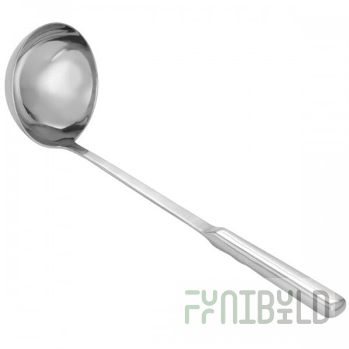 Vollrath 46909 4 oz. One-Piece Stainless Steel Hollow Handle Ladle