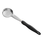 Vollrath 6432320 Jacob's Pride® 3 oz. Black Perforated Round Spoodle® Portion Spoon