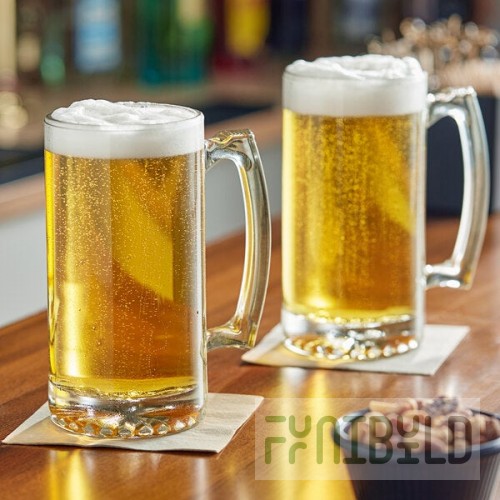 Libbey 5272 25 oz. Customizable Sport Beer Mug - 12/Case