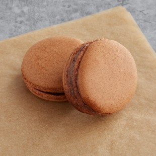 Macaron Centrale Vegan Chocolate Macaron - 48/Case Macaron Centrale Vegan Chocolate Macaron - 48/Case