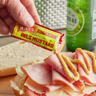 Mike's Amazing Stoneground Deli Mustard Packet 9 Gram - 500/Case