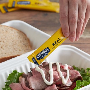 Hellmann's Real Mayonnaise 10.6 Gram Portion Packet - 210/Case Hellmann's Real Mayonnaise 10.6 Gram Portion Packet - 210/Case