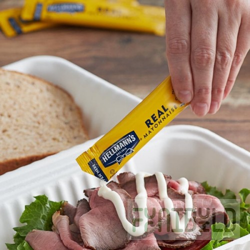 Hellmann's Real Mayonnaise 10.6 Gram Portion Packet - 210/Case