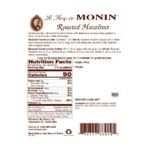 Monin Premium Roasted Hazelnut Flavoring Syrup 750 mL