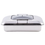 TableCraft CW40161 7 Qt. Full Size Stainless Steel Quick View Induction Chafer with Glass Lid TableCraft CW40161 7 Qt. Full Size Stainless Steel Quick View Induction Chafer with Glass Lid