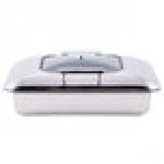 TableCraft CW40161 7 Qt. Full Size Stainless Steel Quick View Induction Chafer with Glass Lid TableCraft CW40161 7 Qt. Full Size Stainless Steel Quick View Induction Chafer with Glass Lid