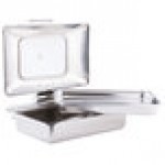 TableCraft CW40161 7 Qt. Full Size Stainless Steel Quick View Induction Chafer with Glass Lid TableCraft CW40161 7 Qt. Full Size Stainless Steel Quick View Induction Chafer with Glass Lid