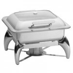 TableCraft CW40161 7 Qt. Full Size Stainless Steel Quick View Induction Chafer with Glass Lid TableCraft CW40161 7 Qt. Full Size Stainless Steel Quick View Induction Chafer with Glass Lid
