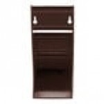 Vollrath 4830-01 Traex® Brown Self-Serve 3-Tier Condiment Holder Stand with Clips Vollrath 4830-01 Traex® Brown Self-Serve 3-Tier Condiment Holder Stand with Clips