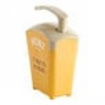 Heinz Keystone 1.5 Gallon Gold Plastic Countertop Honey Mustard Pump Dispenser Heinz Keystone 1.5 Gallon Gold Plastic Countertop Honey Mustard Pump Dispenser