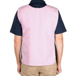 Intedge Pink Adjustable Poly-Cotton Cobbler Apron with 2 Pockets - 29 Intedge Pink Adjustable Poly-Cotton Cobbler Apron with 2 Pockets - 29